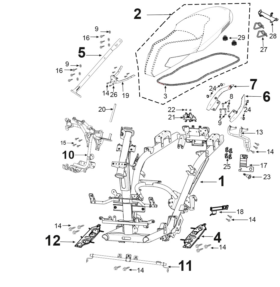 CHASSIS-SELLE