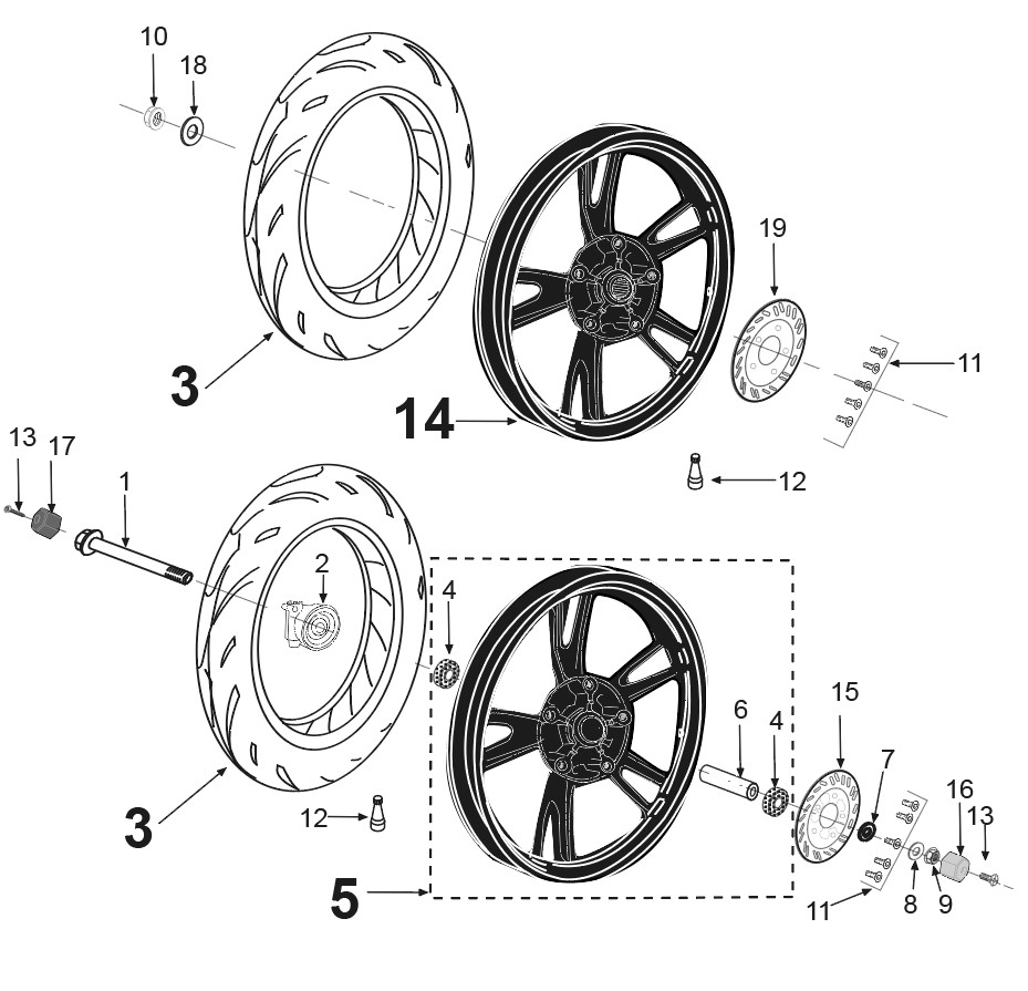 Schéma technique constructeur ROUES