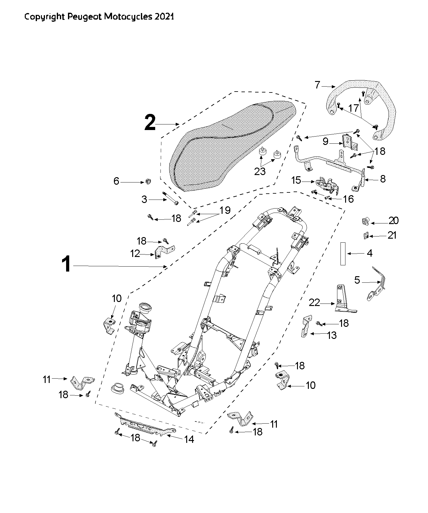CHASSIS-SELLE