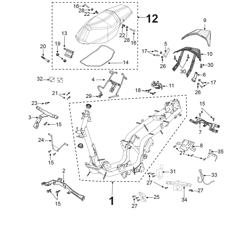 CHASSIS-SELLE