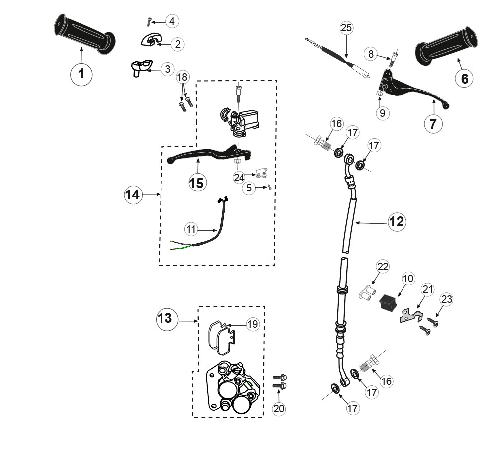 Schéma technique constructeur SYSTEME DE FREINAGE